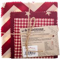 6 degrees East Bwax Wraps Pack of 3 (S,M & L) Red